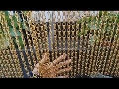 ব্লু হুক চেইন মেটাল পর্দা দরজা বা উইন্ডো সজ্জা চেইন ফ্লাই স্ক্রিন সঙ্গে