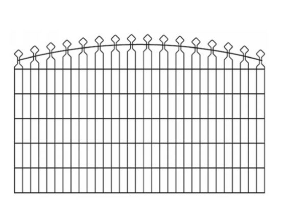 Prestige Mesh 868 ডাবল ওয়্যার বেড়া 50 × 200mm জন্য আলংকারিক