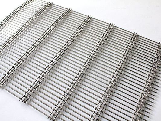 কার্বন ইস্পাত স্লট বোনা মাইনিং স্ক্রিন জাল 1.25-4mm তারের ব্যাসার্ধ