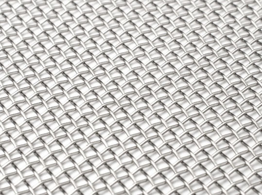 প্লেইন স্ক্রিন স্টেইনলেস স্টীল 316L Woven Wire Mesh স্থায়িত্ব রাসায়নিক প্রতিরোধের পূরণ