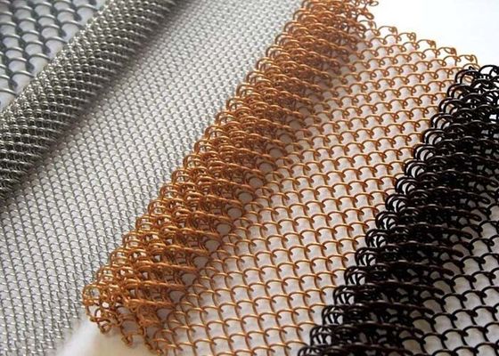 ১.০মিমি তারের ধাতব কয়েল ড্রাপারি পর্দা