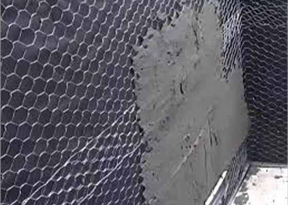 ছাদ এবং দেয়াল শক্তিশালী করার জন্য স্টুকো মেশ হিসাবে ব্যবহৃত ষড়ভুজাকার তারের জাল