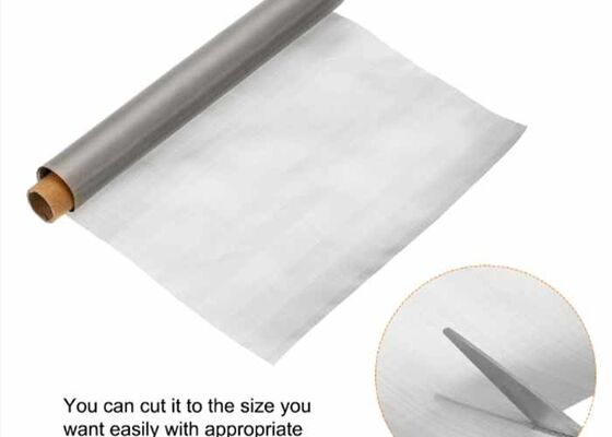 100 Mesh SS316 Stainless Steel Woven Wire Cloth 0.5m-1m Width Gas Filtration 0.1mm Wire Dia