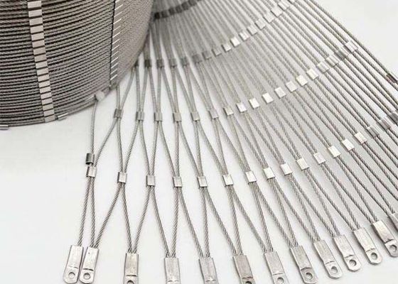 ভবনের সম্মুখভাগের জন্য স্থাপত্য দড়ি জাল, রেলিং ফিলার জাল, বেড়া, চিড়িয়াখানা জাল, হেলিডেক পেরিমিটার নিরাপত্তা জাল