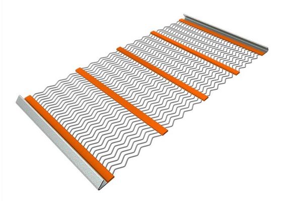 হুকযুক্ত ক্রাইমড ওয়্যার মাইনিং স্ব-পরিষ্কার স্ক্রিন জাল