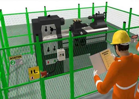 ডায়মন্ড প্রসারিত মেটাল মেশিন গার্ড বেড়া 2-4mm বেধ